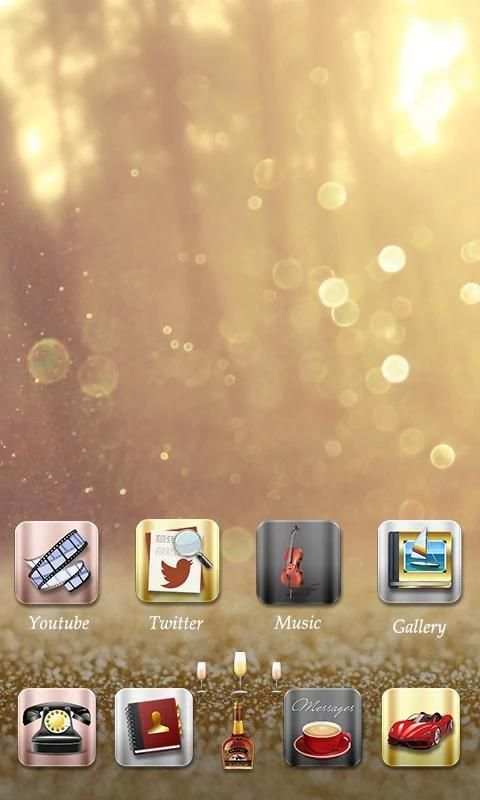 Gentry Life GO Launcher Theme 5 تصوير الشاشة