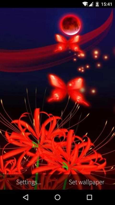 3D Butterfly Flower Wallpaper 5 تصوير الشاشة