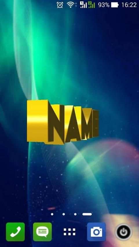 3D My Name Live Wallpaper 5 تصوير الشاشة