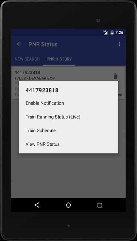 Indian Rail Enquiry 5 تصوير الشاشة