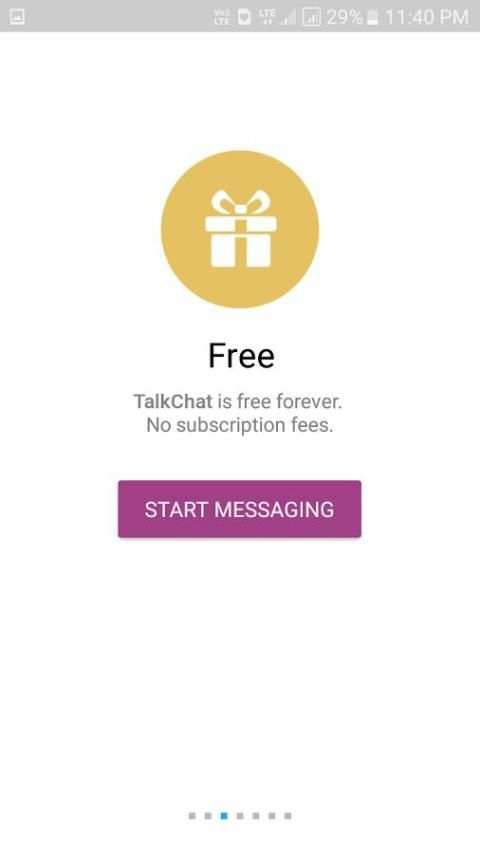 TalkChat Messenger 5 تصوير الشاشة
