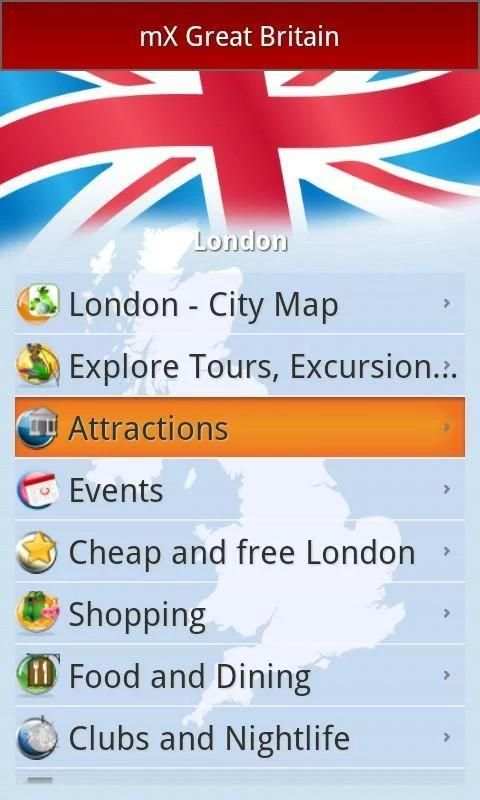 mX Great Britain - The Official VisitBritain Guide скриншот 5