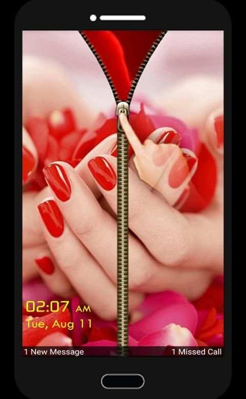 Red Rose Flowers Screen Lock screenshot 8
