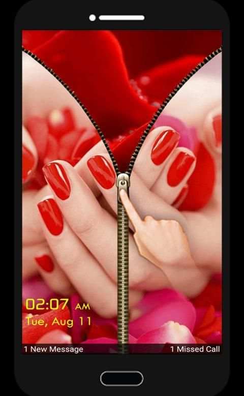 Red Rose Flowers Screen Lock screenshot 7