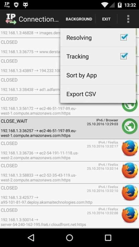 Connection List Free स्क्रीनशॉट 9