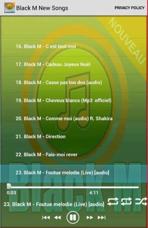 Black M New Songs скриншот 5