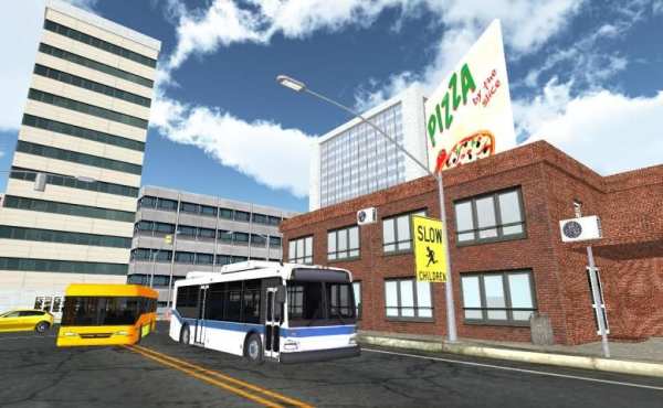 Bus Simulator 3D 2016 : City screenshot 3