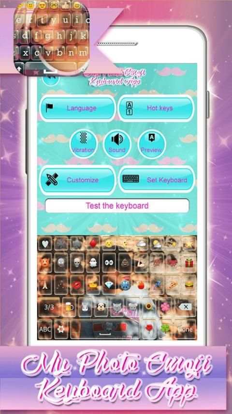 Keyboard foto dengan emoji screenshot 2