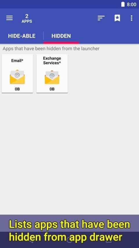 2 Hide Apps (hide system apps) скриншот 4