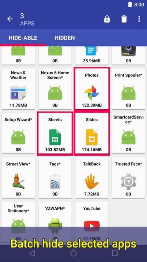 2 Hide Apps (hide system apps) скриншот 2