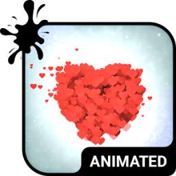1001 Hearts Animated Keyboard