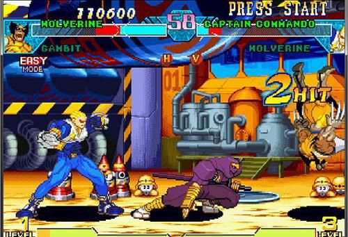 Marvel vs. Capcom: Clash of super heroes screenshot 2