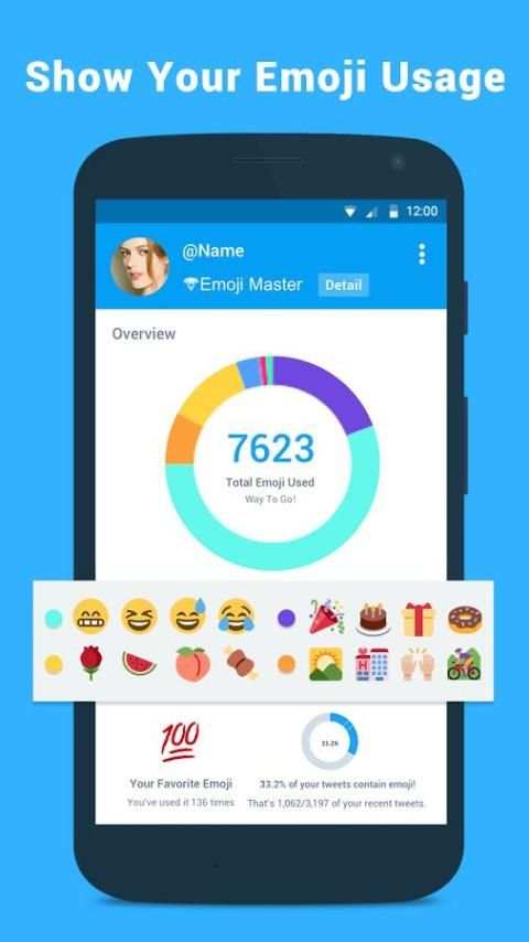 Emoji Life for Twitter 3 تصوير الشاشة