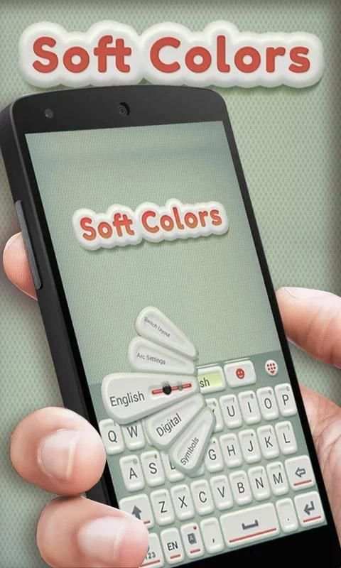 Soft Colors GO Keyboard Theme स्क्रीनशॉट 2