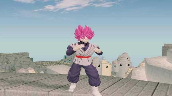 Super Saiyan Rose GTA SA screenshot 3