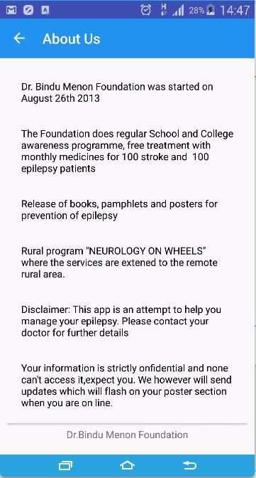 Epilepsy Help स्क्रीनशॉट 1