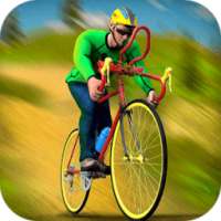 Offroad Mountain Bicycle Rider