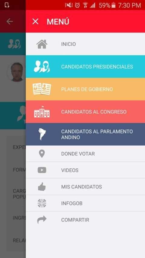Voto Informado 4 تصوير الشاشة