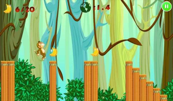 Monyet Hutan Lari - Larian screenshot 1