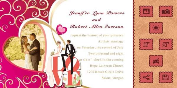 Wedding Card 4 تصوير الشاشة