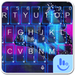 Blue Butterfly Keyboard Theme icon