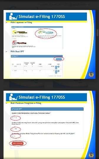 e-Filing screenshot 6