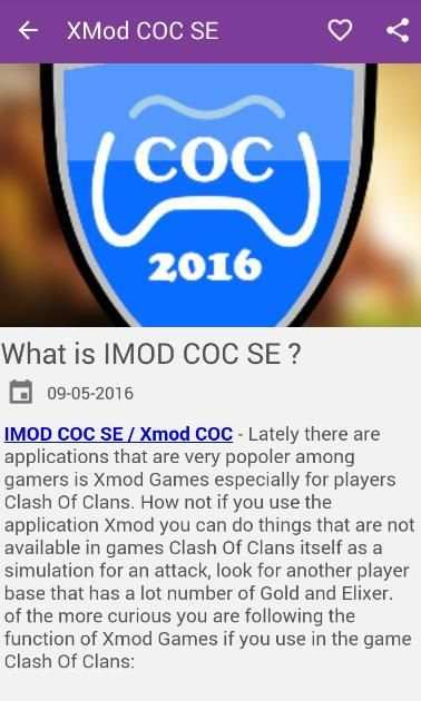 I Mod COC Special Edition 2016 screenshot 1