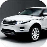 russian suv car driving logo