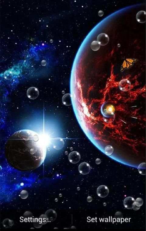 Galaxy Live Wallpaper screenshot 8