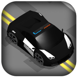 Knight Rider Police Zigzag 3D أيقونة