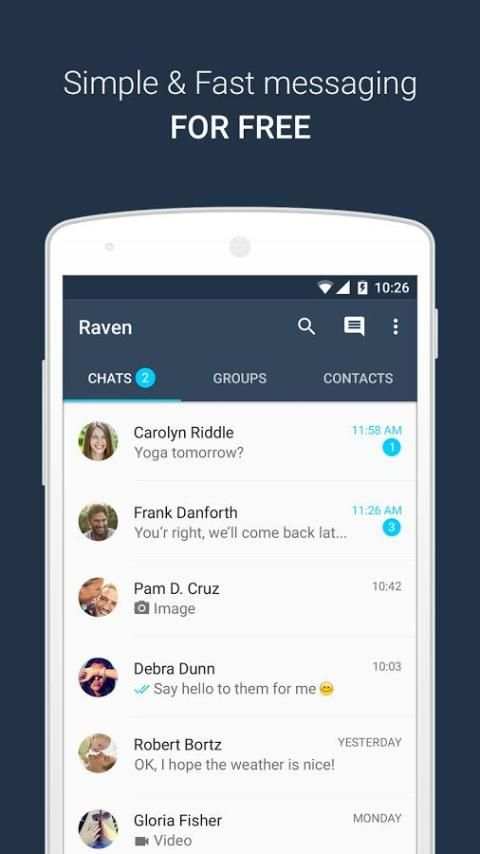 Raven Messenger - Fast & Free screenshot 6