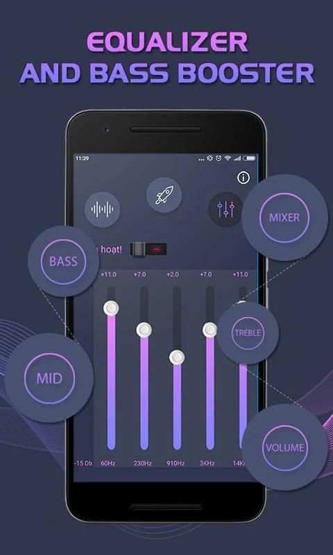 Volume Booster Music VolumeEQ screenshot 1