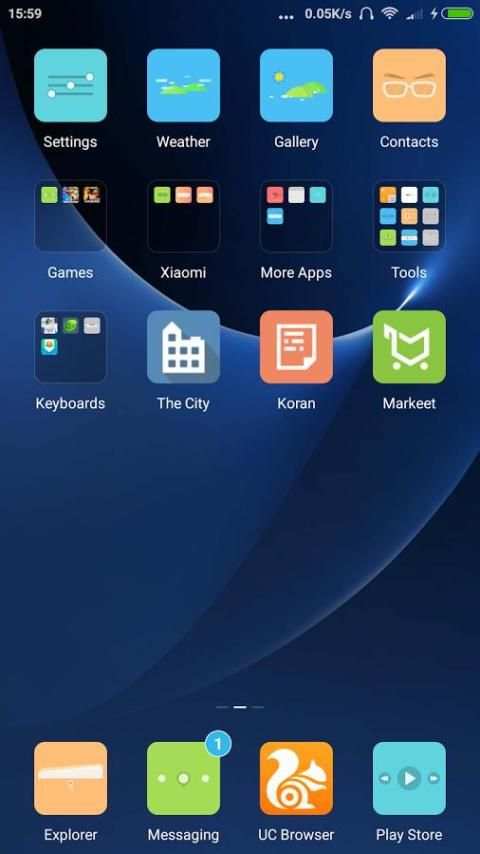 Galaxy Theme Samsung S7 Edge скриншот 1