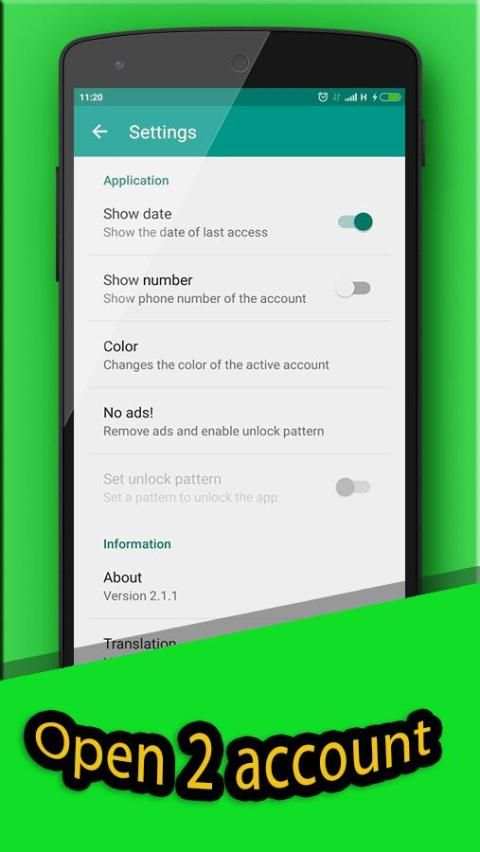 open 2 account whatsapp PRANK screenshot 4
