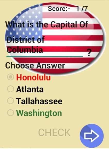 US Capitals स्क्रीनशॉट 4