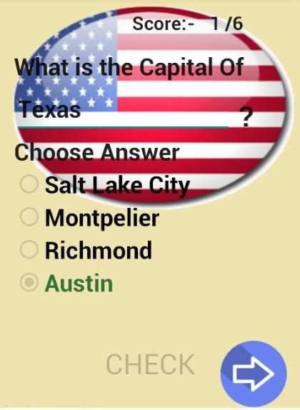 US Capitals स्क्रीनशॉट 3