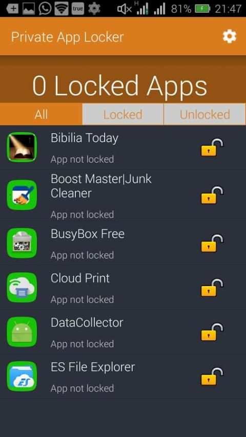 Private App Locker स्क्रीनशॉट 4