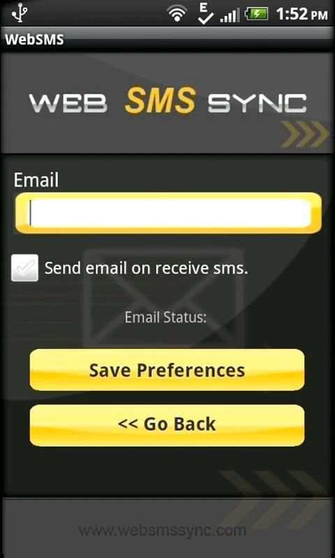 Web SMS from PC, iPad, Tablet скриншот 1