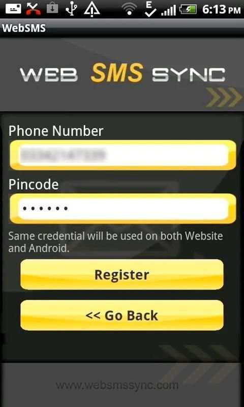 Web SMS from PC, iPad, Tablet скриншот 3
