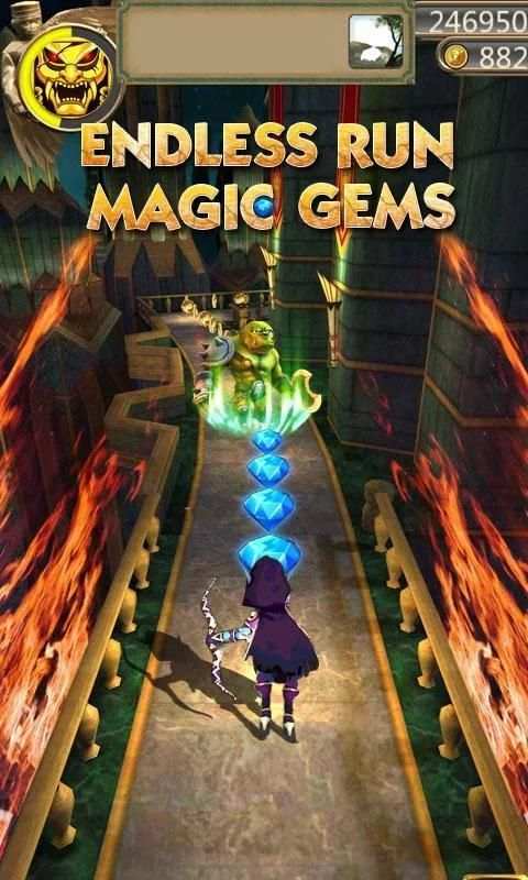 Temple Endless Run Magic Gems скриншот 2