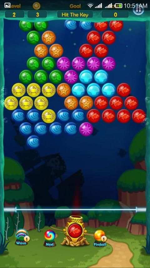 Bubble biển Saga screenshot 1