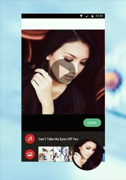 تعديل صور مع فيديو + الموسيقى скриншот 1