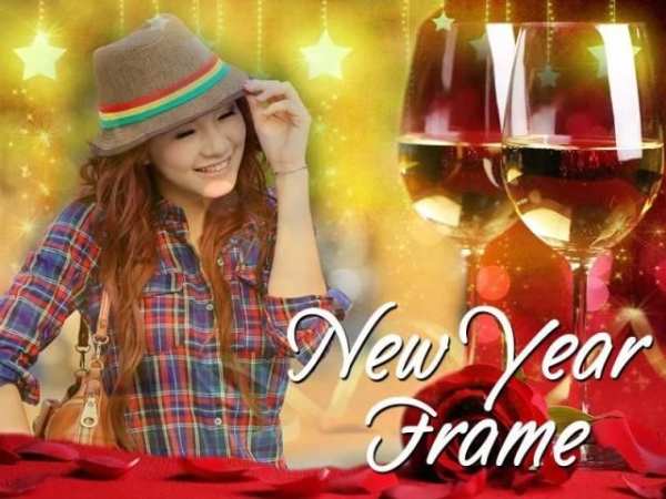 New Year Photo Frame 4 تصوير الشاشة