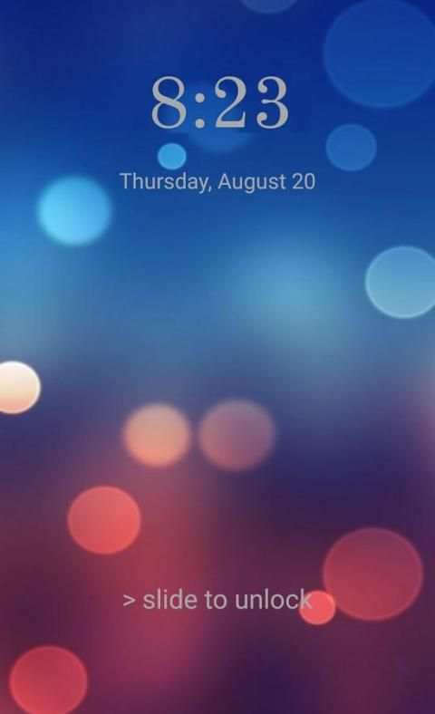 iOS 9 Lock Screen screenshot 2