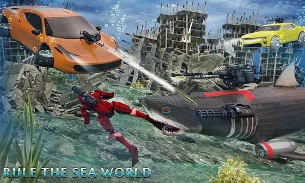Underwater Robot Car Transform screenshot 13