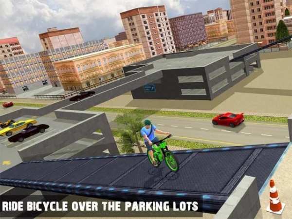 Rooftop BMX Bicycle Stunts screenshot 5