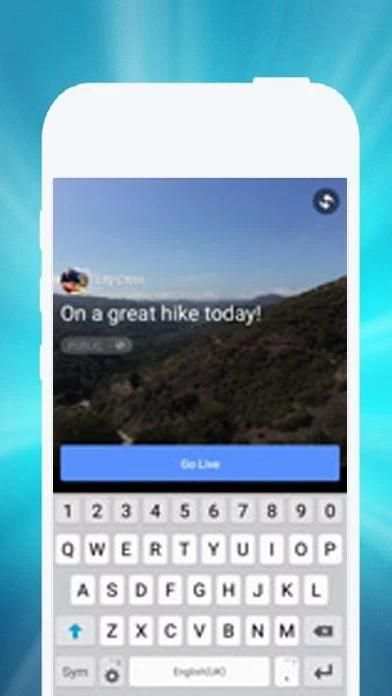 Live for facebook lite prank screenshot 1