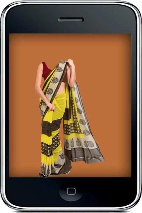 Woman Saree Style Photo 2 تصوير الشاشة