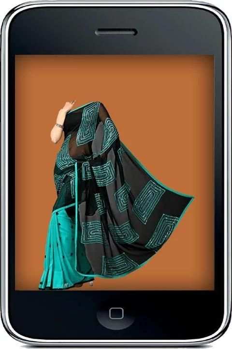 Woman Saree Style Photo 3 تصوير الشاشة