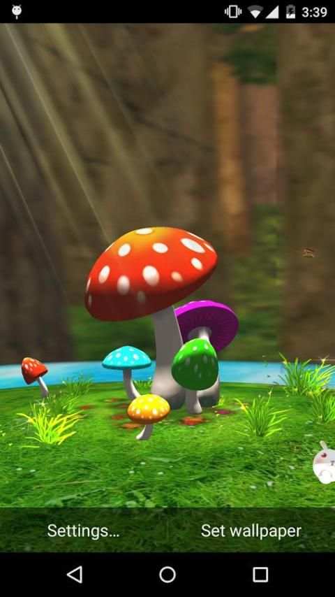Mushroom 3D Live Wallpaper screenshot 3